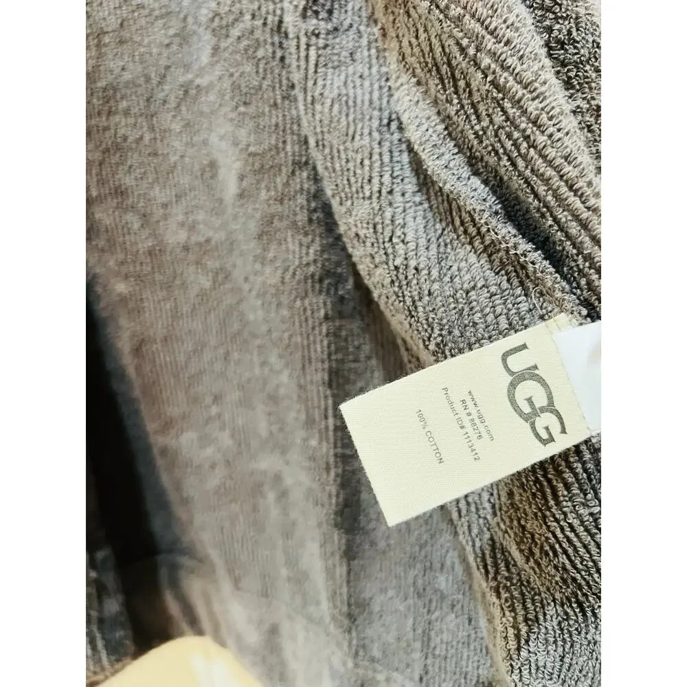 NWT❤️UGG Men’s Grey Cotton Robe szM/L